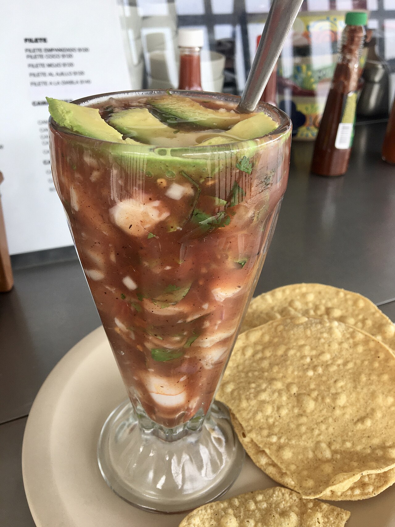Cóctel de camarón mexicano