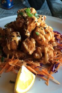 Camarones al coco vertical