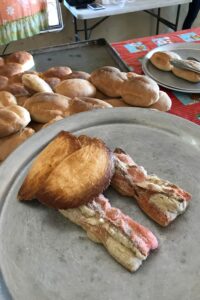 Pan de pulque recién horneado estilo Parras