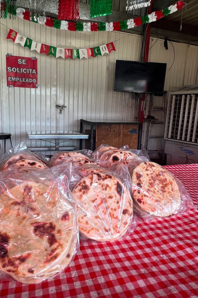 Tortillas de harina caseras
